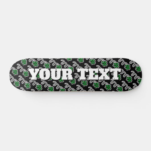 Lucky Clover Custom Skateboard Design (Horizontal)