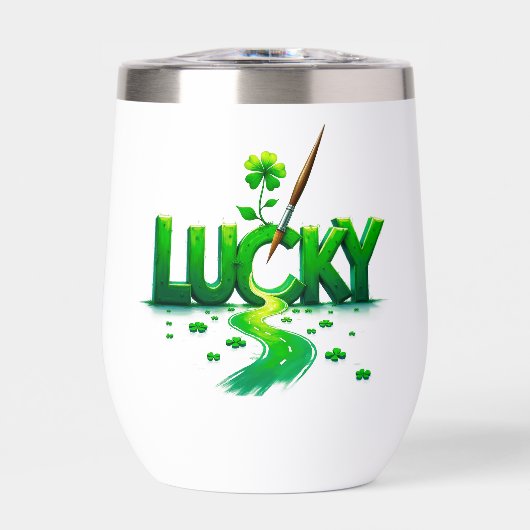 Lucky Clover Design für St. Patrick's Day (Vorderseite)