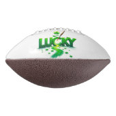 Lucky Clover Design für St. Patrick's Day Football (Gedreht 90)
