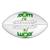 Lucky Clover Design für St. Patrick's Day Football (Vorderseite)