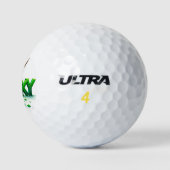 Lucky Clover Design für St. Patrick's Day Golfball (Logo)