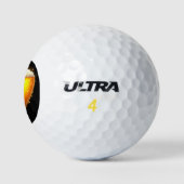 Lucky Clover Design für St. Patrick's Day Golfball (Logo)