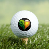 Lucky Clover Design für St. Patrick's Day Golfball (Insitu T-Shirt)