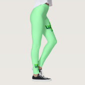 Lucky Clover Design für St. Patrick's Day Leggings (Rechts)