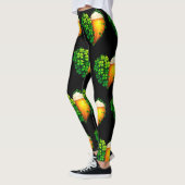 Lucky Clover Design für St. Patrick's Day Leggings (Links)