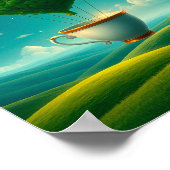 Lucky Clover Design für St. Patrick's Day Poster (Ecke)