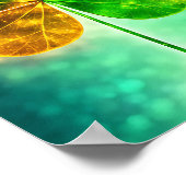 Lucky Clover Design für St. Patrick's Day Poster (Ecke)