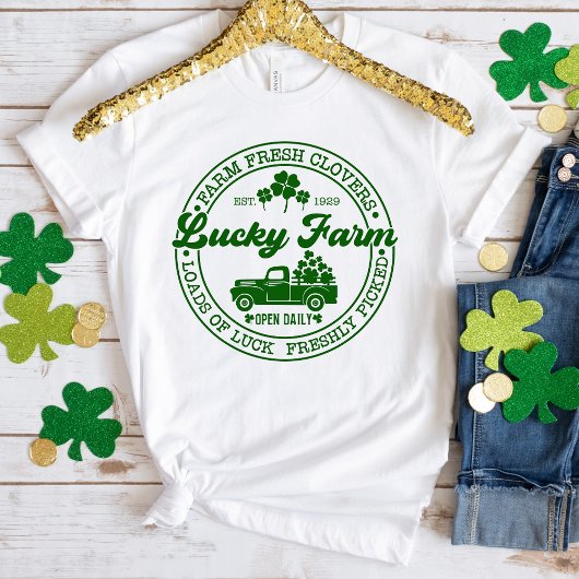 Lucky Clover Farm St. Patrick's Day T - Shirt