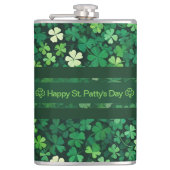 Lucky Clover Field Flachmann (Vorderseite)