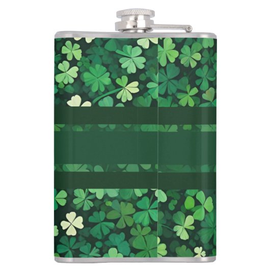 Lucky Clover Field Flachmann (Rückseite)