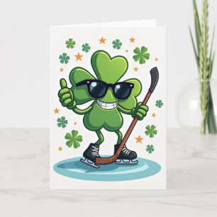Lucky Clover Hockey Star Karte