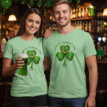 Lucky Clover Horseshoe Tee – St. Patrick's Day