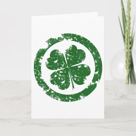 Lucky Clover Karte (Vorderseite)