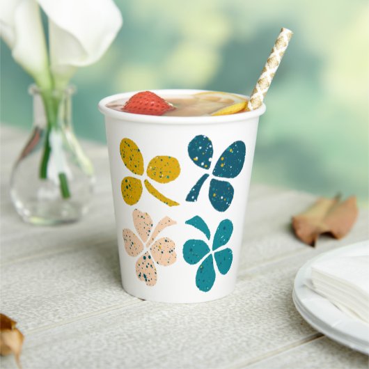 Lucky Clover Kleeblatt St Patrick's Day Pappbecher (In Situ)