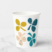 Lucky Clover Kleeblatt St Patrick's Day Pappbecher (Rückseite)