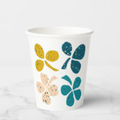 Lucky Clover Kleeblatt St Patrick's Day Pappbecher (Vorderseite)