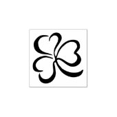 Lucky Clover Leaf Mini Stamp Gummistempel (Prägung)