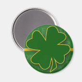 Lucky Clover Magnet (Vorderseite/Rückseite)
