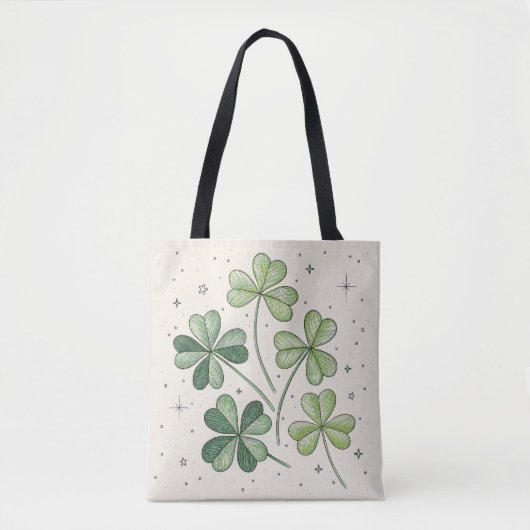 Lucky Clover Öko Tasche (Vorderseite)