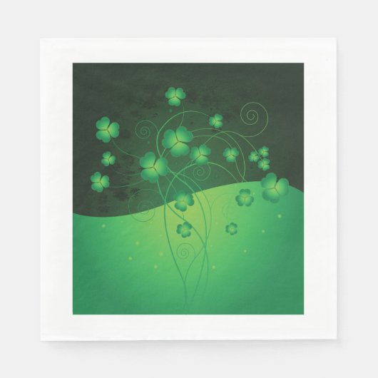 Lucky Clover Paper Napkins Serviette (Vorderseite)