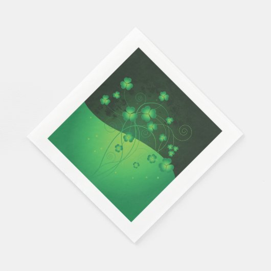 Lucky Clover Paper Napkins Serviette (Ecke)