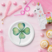 Lucky Clover Pappteller (Party)