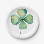 Lucky Clover Pappteller (Vorderseite)