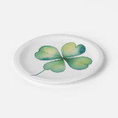 Lucky Clover Pappteller (Schrägansicht)