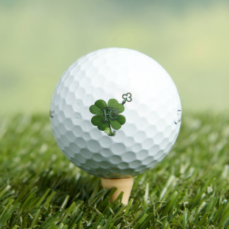 Lucky Clover Personalisierter Titleist Pro V1 Golfball