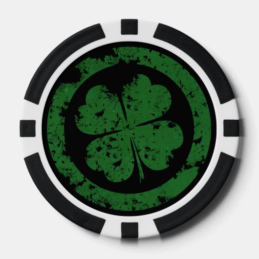 Lucky Clover Pokerchips (Vorderseite)