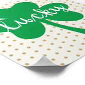 Lucky Clover Poster (Ecke)