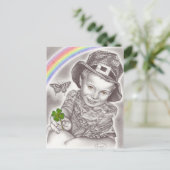Lucky Clover Postkarte (Stehend Vorderseite)