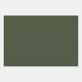 Lucky Clover St. Paddy's Day Kleeblatt Set von 3 Geschenkpapier Set (Vorderseite 2)