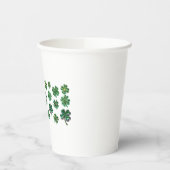 Lucky Clover St. Patricks Day Pappbecher (Links)