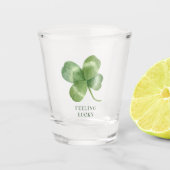 Lucky Clover | St. Patrick's Day Schnapsglas (Vorderseite)