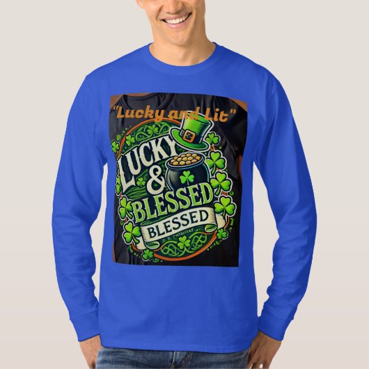 Lucky Clover St. Patrick's Day T - Shirt - Irish S (Vorderseite)