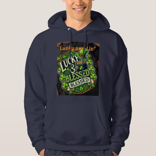 Lucky Clover St. Patrick's Day T - Shirt - Irish S (Vorderseite)