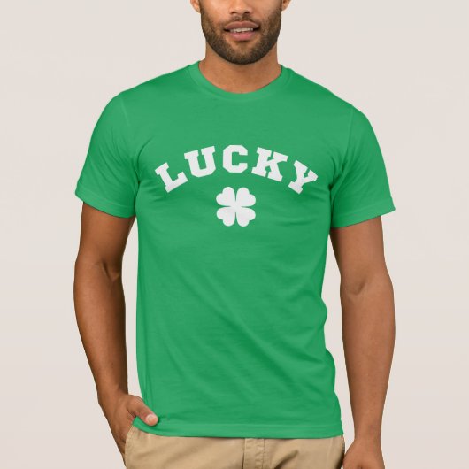 Lucky Clover St. Patrick's Tag T-Shirt (Vorderseite)