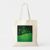 Lucky Clover Tote Bag Tragetasche (Rückseite)