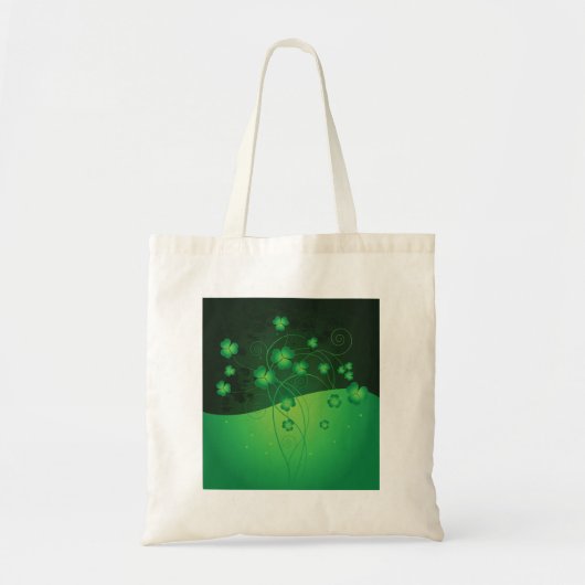 Lucky Clover Tote Bag Tragetasche (Vorne)