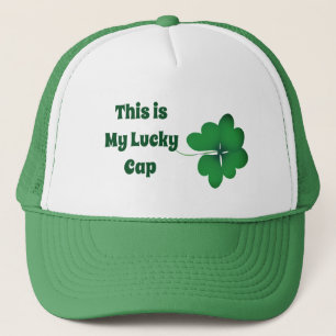 Lucky Clover Trucker Hut mit grünen Akzenten Truckerkappe