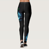 Lucky Clover und Musiknoten Leggings (Rückseite)
