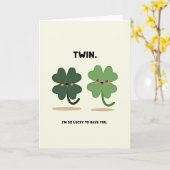 Lucky Clovers Loving You Karte (Gelbe Blume)