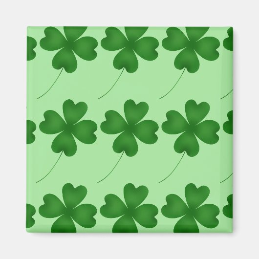 Lucky Clovers Muster Magnet (Vorne)