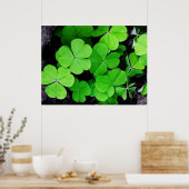 Lucky Clovers Poster (Küche)