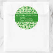 Lucky Clovers St. Patrick's Day Umschlag Aufkleber (Tasche)