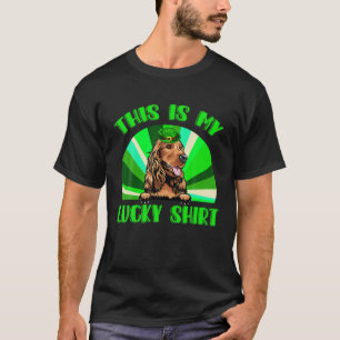 Lucky Cocker Spaniel Happy St Patricks Day Family T-Shirt