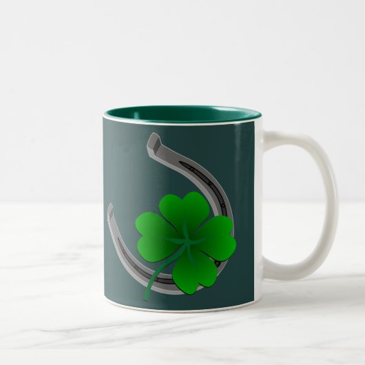 Lucky Coffee Cup St. Patrick's Day Kleeblatt Tasse (Rechts)