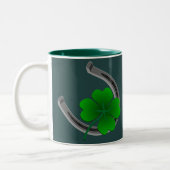 Lucky Coffee Cup St. Patrick's Day Kleeblatt Tasse (Links)