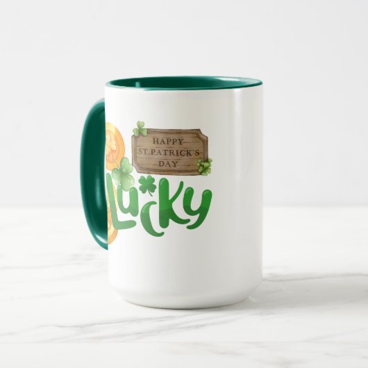 Lucky Coin Mug Tasse (Vorderseite Links)